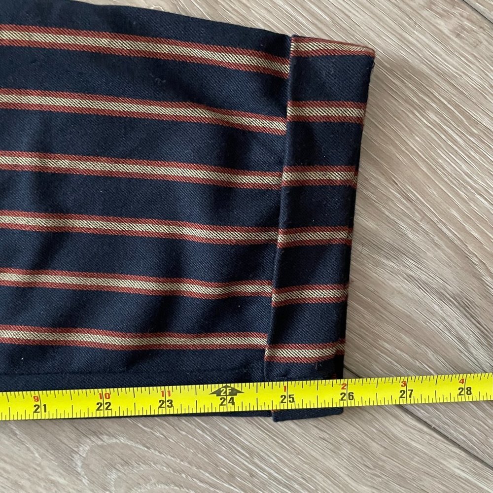 Zara | High Waisted Pinstripe Paper Bag Pants - Size S - Picture 12 of 12